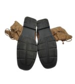 Cizme dama Lazamani 40, piele intoarsa, maro - imagine 5