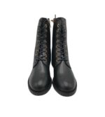 Ghete dama About You 42, imitație de piele, negru - imagine 3