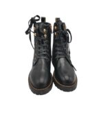 Ghete dama About You 39, imitație de piele, negru - imagine 3