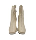 Botine dama River Island  41, piele, crem - imagine 3