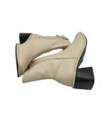 Botine dama River Island  41, piele, crem - imagine 4