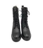 Ghete dama Mustang 39, imitație de piele, negru - imagine 3