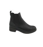 Ghete dama Tamaris 37, imitație de piele, material textil, negru