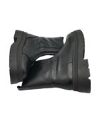 Ghete dama About You 39, imitație de piele, negru - imagine 4