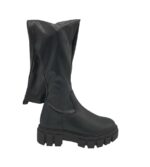 Cizme dama About You 37, imitație de piele, negru