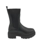 Ghete dama About You 38, imitație de piele, material textil,  negru