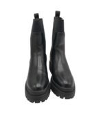 Ghete dama About You 38, imitație de piele, material textil,  negru - imagine 3