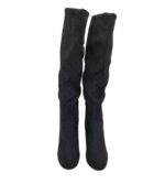 Cizme dama About You 38, material textil, negru - imagine 3