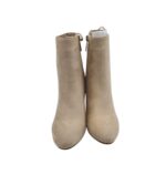 Botine dama About You , material textil, bej - imagine 2