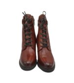 Ghete dama Tamaris 40, imitație de piele, piele, maro - imagine 3