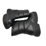 Cizme dama Last 37,  piele, negru, imblanite - imagine 2