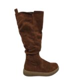 Cizme dama Jana 40, material textil, maro