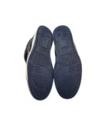 Ghete copii Puma 33, imitație de piele, negru albastru, imblanite - imagine 5