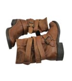 Ghete dama 38, piele, maro - imagine 4