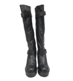 Cizme dama Catwalk 41, imitație de piele, negru - imagine 3