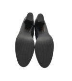 Botine dama Fatih 39, imitație de piele, piele, negru - imagine 5