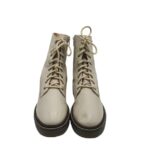 Ghete dama M&S 39, piele, gri - imagine 3