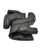 Cizme dama Carlo Fabiani 39, piele, negru - imagine 4