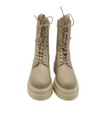 Ghete dama About You 38,  piele, bej - imagine 3