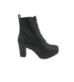 Ghete dama Tamaris 37, imitație de piele,  negru