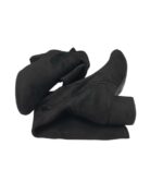 Cizme dama About You 40, material textil, negru - imagine 4