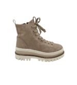 Ghete  dama Tamaris 37,  piele intoarsa, bej