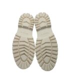 Ghete  dama Tamaris 37,  piele intoarsa, bej - imagine 5