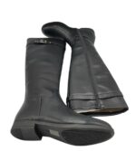 Cizme dama About You 38, imitatie de piele, negru - imagine 4