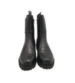 Ghete  dama Remonte 38,  piele, negru, captusite - imagine 3