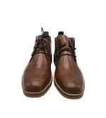 Ghete barbati Rieker 42, imitatie de piele, maro - imagine 3