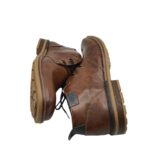 Ghete barbati Rieker 42, imitatie de piele, maro - imagine 4