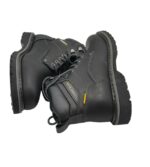 Ghete barbati Camel Active 41, piele, negru, imblanite - imagine 4