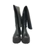 Cizme dama Edited 37, imitatie de piele, piele,  negru - imagine 3