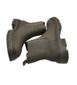 Ghete dama About You 41, imitatie de piele, bej - imagine 4