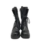 Ghete dama RKO 39, piele, negru - imagine 3