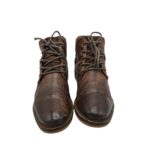 Ghete barbati Bugatti 43, piele, maro - imagine 3