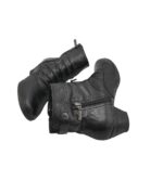 Botine dama Medicus 36, piele, negru, imblanite - imagine 4