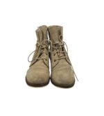 Ghete dama S'oliver 37, piele intoarsa, bej - imagine 3