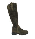 Cizme dama Anna Field 42, piele, piele intoarsa, bej