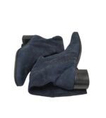 Cizme dama Lavorazione 38, piele intoarsa, bleumarin - imagine 4