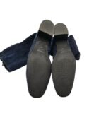 Cizme dama Lavorazione 38, piele intoarsa, bleumarin - imagine 5