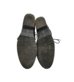 Ghete dama  39, piele, negru - imagine 5