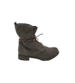 Ghete dama Graceland 36, material textil, gri, imblanite