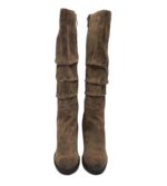 Cizme dama S'oliver 38, piele intoarsa, bej - imagine 3