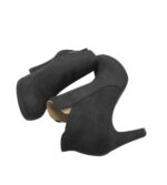 Botine dama Tamaris 41, material textil, negru - imagine 4