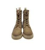 Ghete dama Tamaris 38, piele, bej, captusite - imagine 3