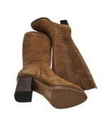 Cizme dama Poelman 36, piele, maro - imagine 4