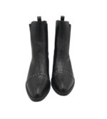 Botine dama About You  41, imitatie de piele, negru - imagine 3