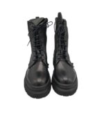 Ghete dama Inuovo,  material textil, negru - imagine 3