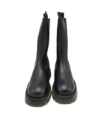 Ghete dama Inuovo,  piele, negru - imagine 3